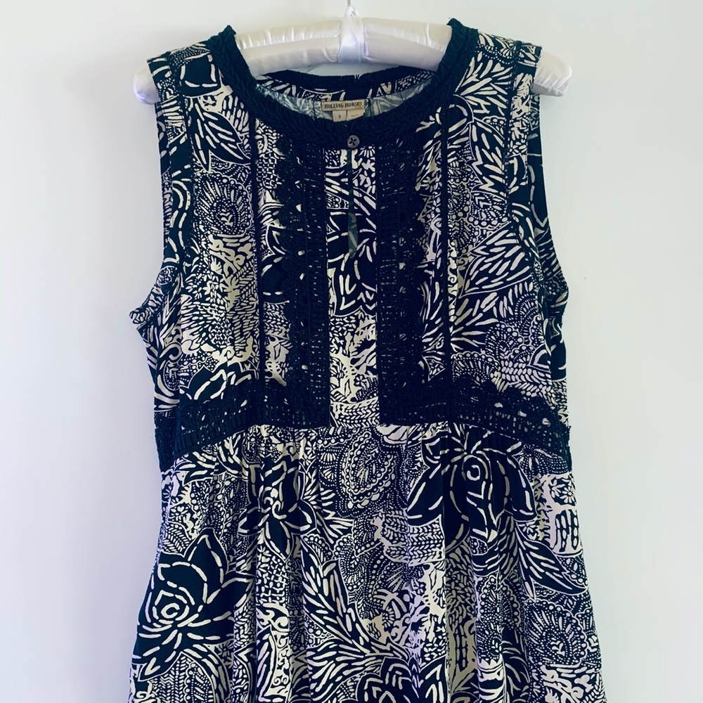 Anthropologie Holding Horses Suraja Black Midi 8 - Picture 7 of 9